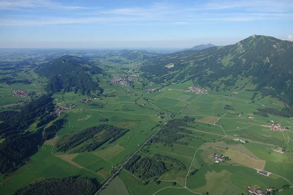 Luftaufnahme Der Landschaft Den Bergen — Stockfoto
