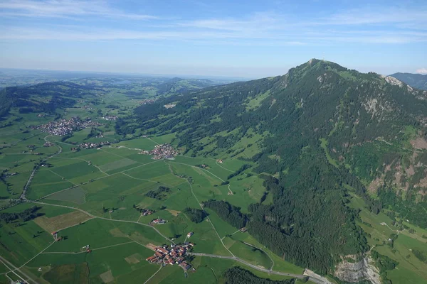 Vista Aérea Das Montanhas Rio Fundo — Fotografia de Stock