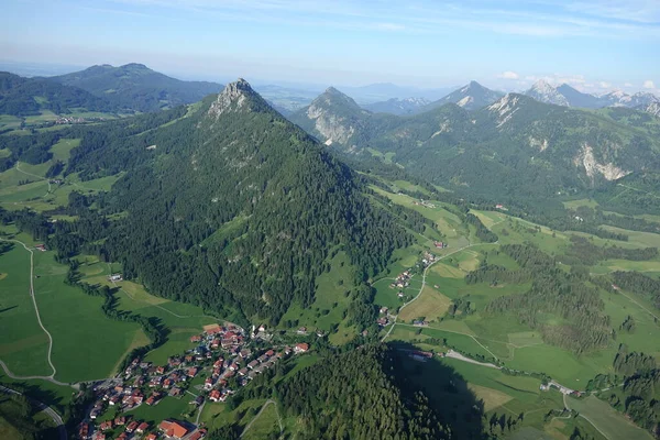 Aerial View Landscape Allgäu Kempten Oberstaufen — Stock Photo, Image
