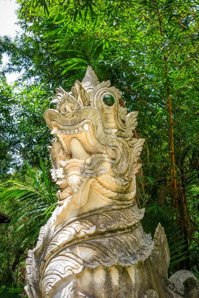 Statue Dragon Temple Wat Palad Chiang Mai Thaïlande — Photo