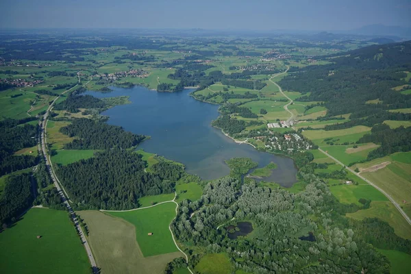 Luftaufnahme Des Flusses Der Landschaft — Stockfoto