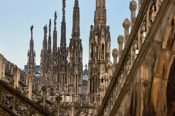 Duomo Milano Στην Ιταλία — Φωτογραφία Αρχείου