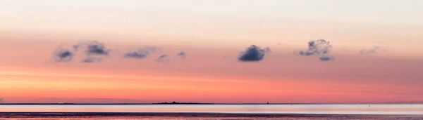 Hermoso Atardecer Sobre Mar — Foto de Stock