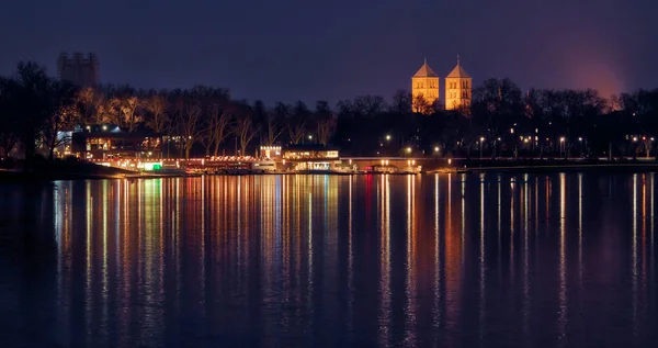 Night View City Stockholm Sweden — Stock Photo, Image