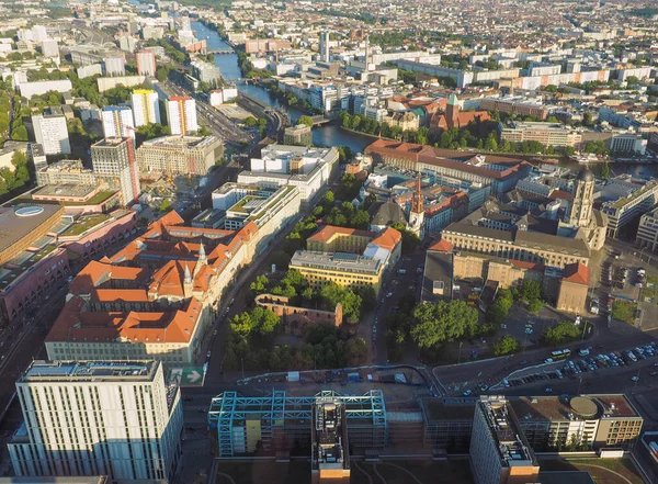 Luftaufnahme Der Stadt Berlin Deutschland — Stockfoto