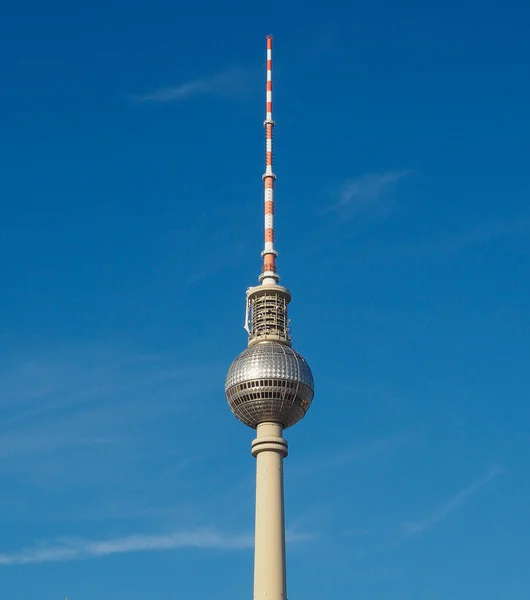 Ферссехтурм Мається Увазі Телевізійна Вежа Площі Александерплац Берліні Німеччина — стокове фото