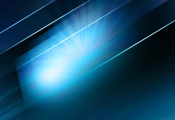Графический Абстрактный Синий Экран Линиями Светлыми Лучами Фона — стоковое фото