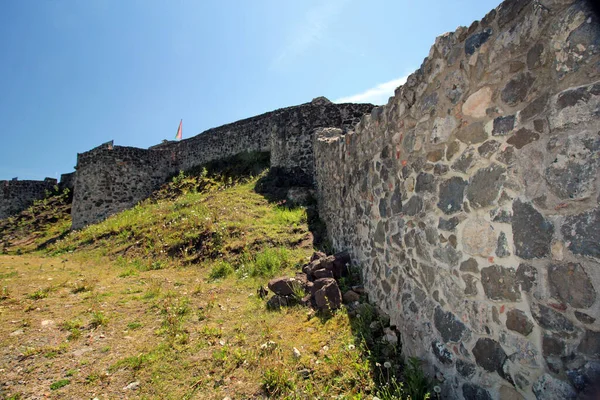 Rovine Dell Antica Fortezza Nella Città Dello Stato Israele — Foto Stock