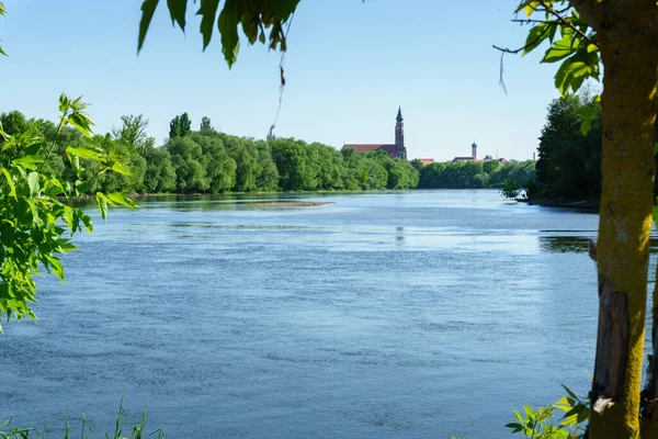 Donau Straubinglinie Neder Beieren — Stockfoto