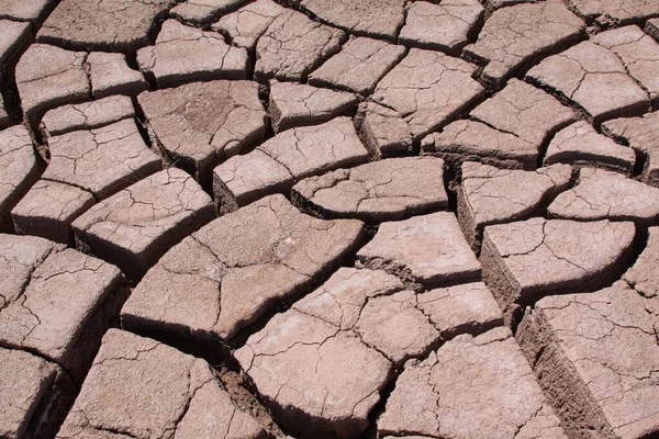 Fondo Textura Suelo Agrietado Seco — Foto de Stock