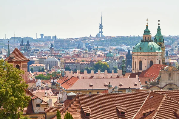 Prag Huvudstad Och Samtidigt Tjeckiens Mest Befolkade Stad — Stockfoto