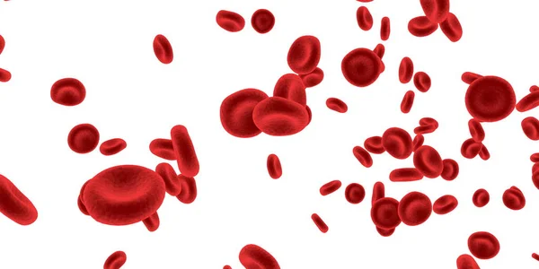 Renderização Glóbulos Vermelhos — Fotografia de Stock