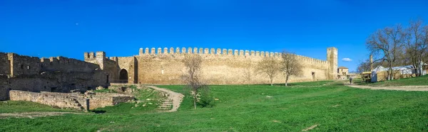 Akkerman Ukrajna 2019 Panorámás Kilátás Erődre Toronyra Akkerman Citadelláról Történelmi — Stock Fotó