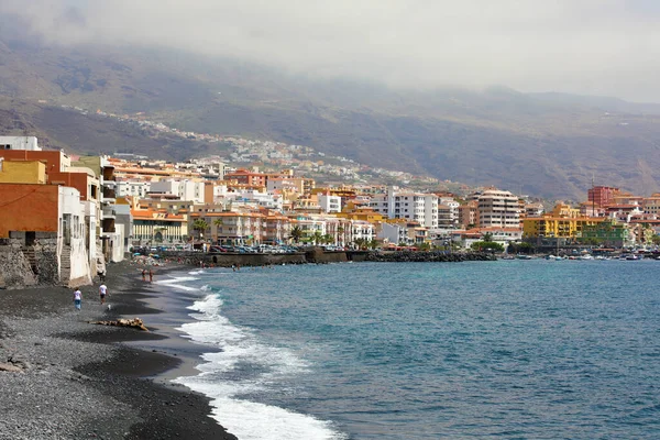 Candelaria Playa Arena Negra Tenerife Las Islas Canarias — Foto de Stock