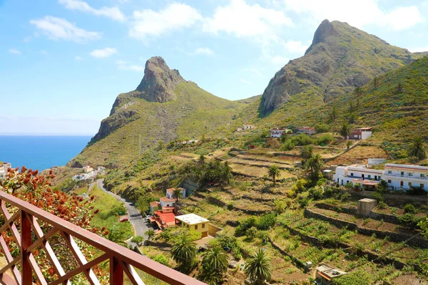 Venkovská Horská Krajina Vesnici Taganana Tenerife Španělsko — Stock fotografie