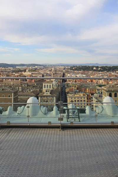 Roma Città Dalla Piattaforma Osservazione Top — Foto Stock