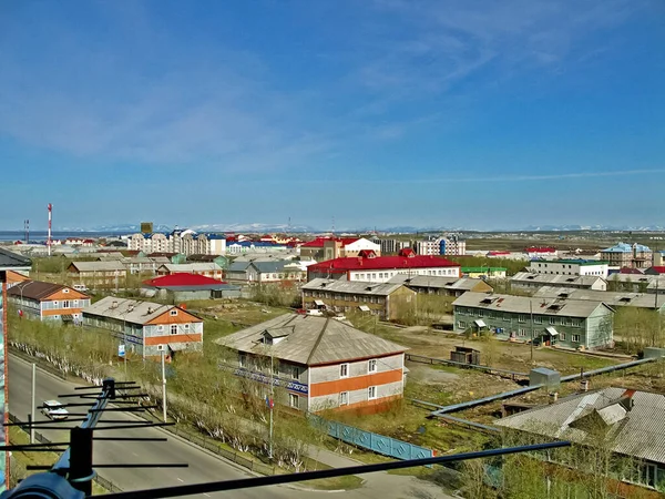 Ciudad Salekhard Verano Ciudad Polar Rusia — Foto de Stock