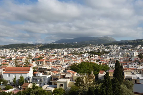 Vista Sobre Rethymno Desde Fortezza Creta Grecia —  Fotos de Stock