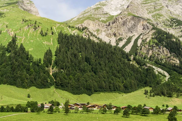 Village Aulne Dans Angl Tyrol Autriche — Photo