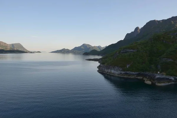 北部诺威的Trollfjord — 图库照片