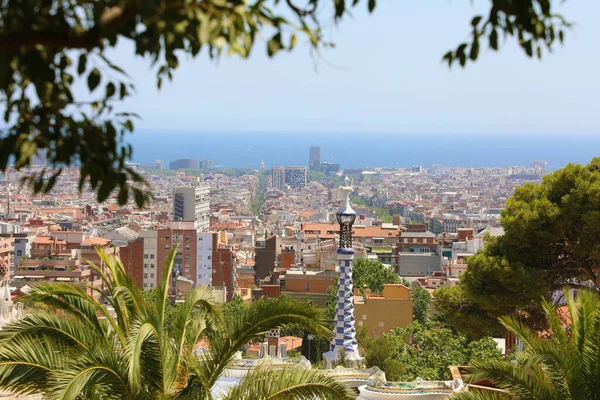 Vista Ciudad Barcelona — Foto de Stock