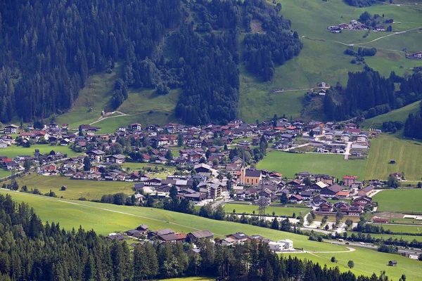 Vista Hollersbach Salzachtal — Foto de Stock