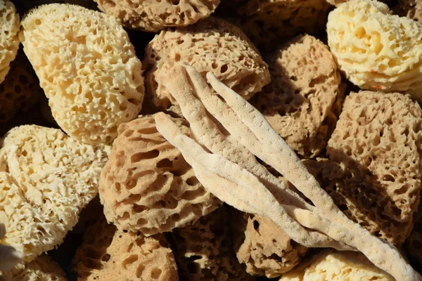 Nahaufnahme Eines Stapels Brot — Stockfoto