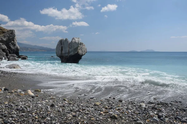 Spiaggia Preveli Creta — Foto Stock