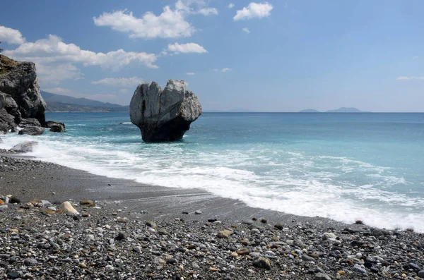 Praia Preveli Creta — Fotografia de Stock