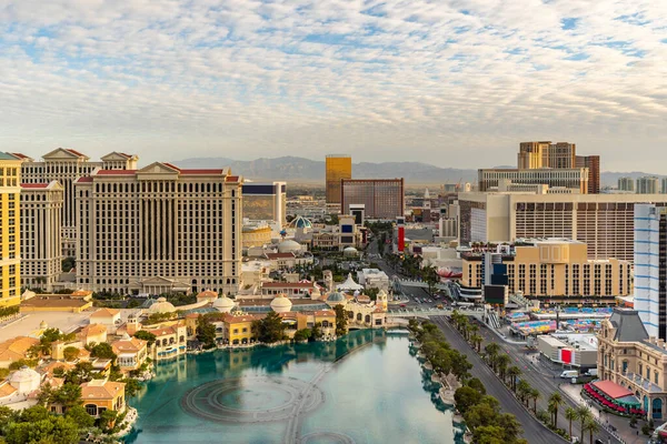 Nevada Abd Las Vegas Şerit Havadan Görünümü Cityscape — Stok fotoğraf