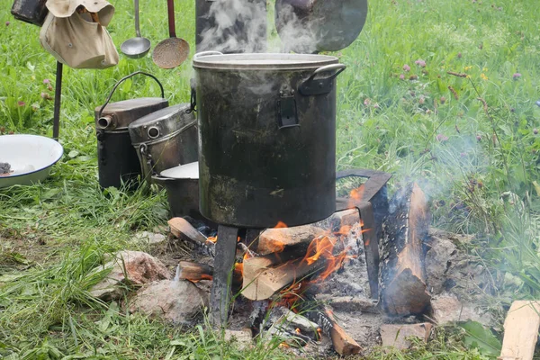 Cooking Pot Kettle Cauldron — Stock Photo, Image