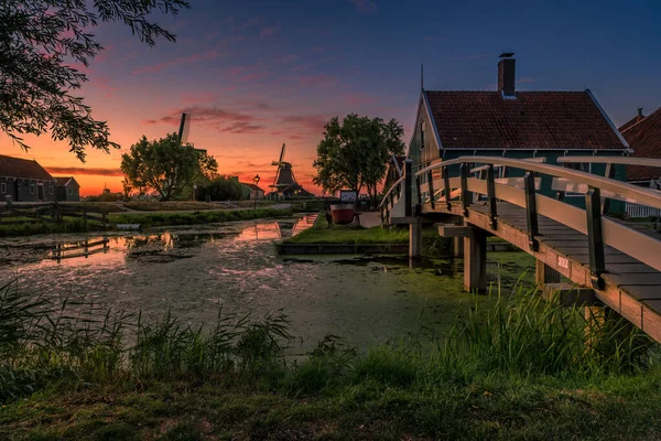 Zaanse Schans Gamla Nederländerna — Stockfoto