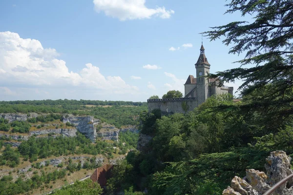 Вид Монастир Міста Священної Гробниці Горах — стокове фото