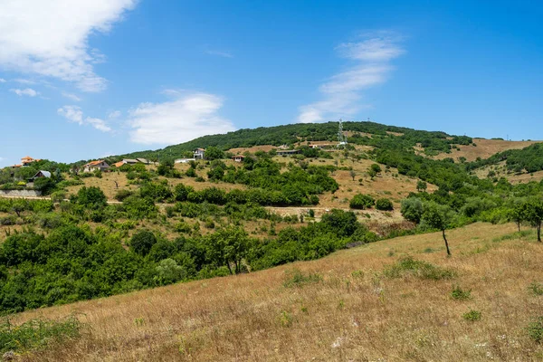 Naturlandskap Det Cape Emine Den Bulgariska Svarta Havskusten Bakgrunden Byn — Stockfoto