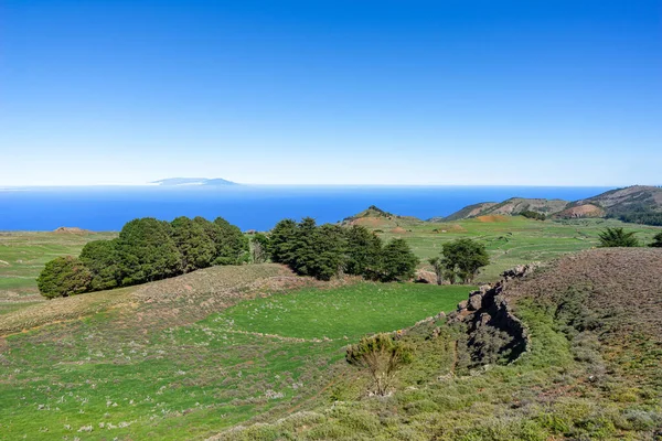 Hierro Landschaft Zentralen Hochland Meseta Nisdafe Horizont Die Insel Palma — Stockfoto