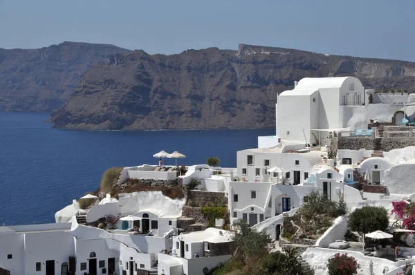 Blick Auf Die Griechische Insel Santorini — Stockfoto