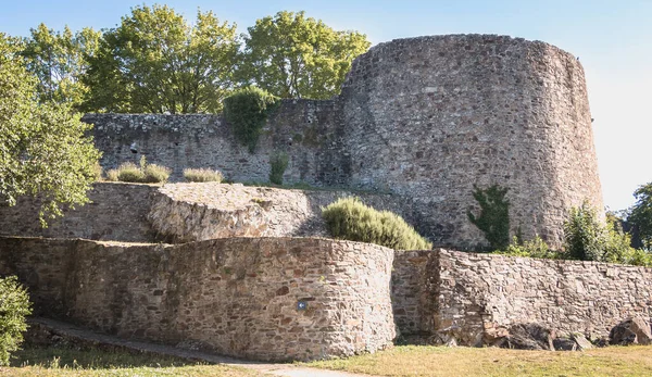 Montaigu França Agosto 2018 Detalhe Arquitetônico Castelo Medieval Montaigu Centro — Fotografia de Stock