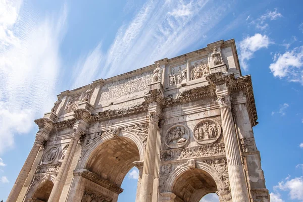 Rome Italië Juli 2017 Boog Van Het Colosseum Het Centrum — Stockfoto