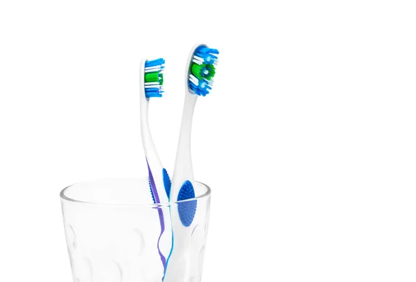 Toothbrush Toothpaste White Background — Stock Photo, Image