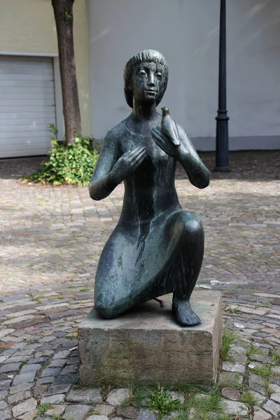 오스나브뤼크에 조각품 — 스톡 사진
