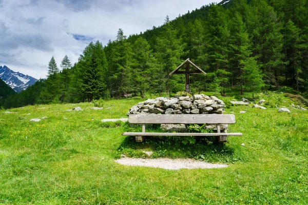 Hiking Reintal Knuttenalm South Tyrol — Stock Photo, Image