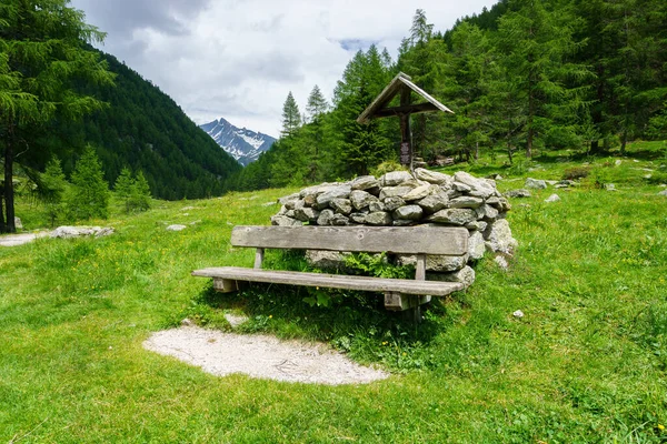 Wandelen Van Reintal Naar Knuttenalm Zuid Tirol — Stockfoto