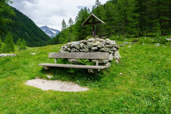 Wandelen Van Reintal Naar Knuttenalm Zuid Tirol — Stockfoto