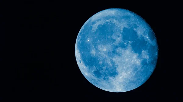 Volle Maan Aan Nachtelijke Hemel — Stockfoto