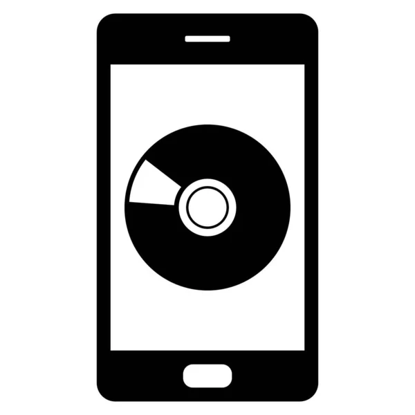 Значок Мобильного Телефона Векторная Иллюстрация — стоковое фото
