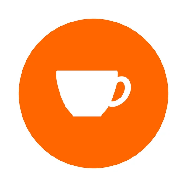 Kaffeetassen Ikone Vektorillustration — Stockfoto