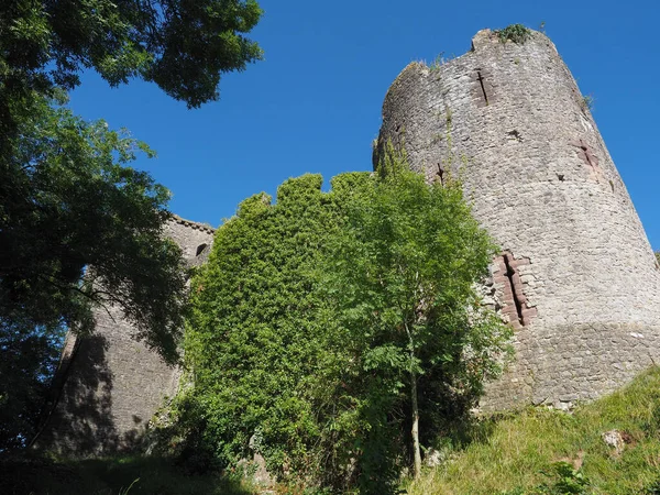 Ruïnes Van Chepstow Castle Castell Cas Gwent Welsh Chepstow — Stockfoto