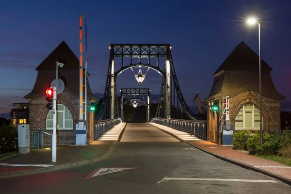 Ponte Cidade Marco Mais Famoso Noite — Fotografia de Stock