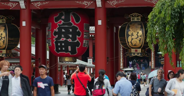 Tóquio Japão Junho 2019 Kaminarimon Gate Sensoji Temple — Fotografia de Stock