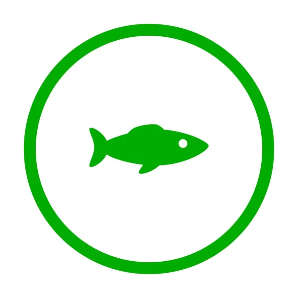 Ikona Ryby Ploché Ilustrace Vektorových Ikon Žraloka Pro Web — Stock fotografie